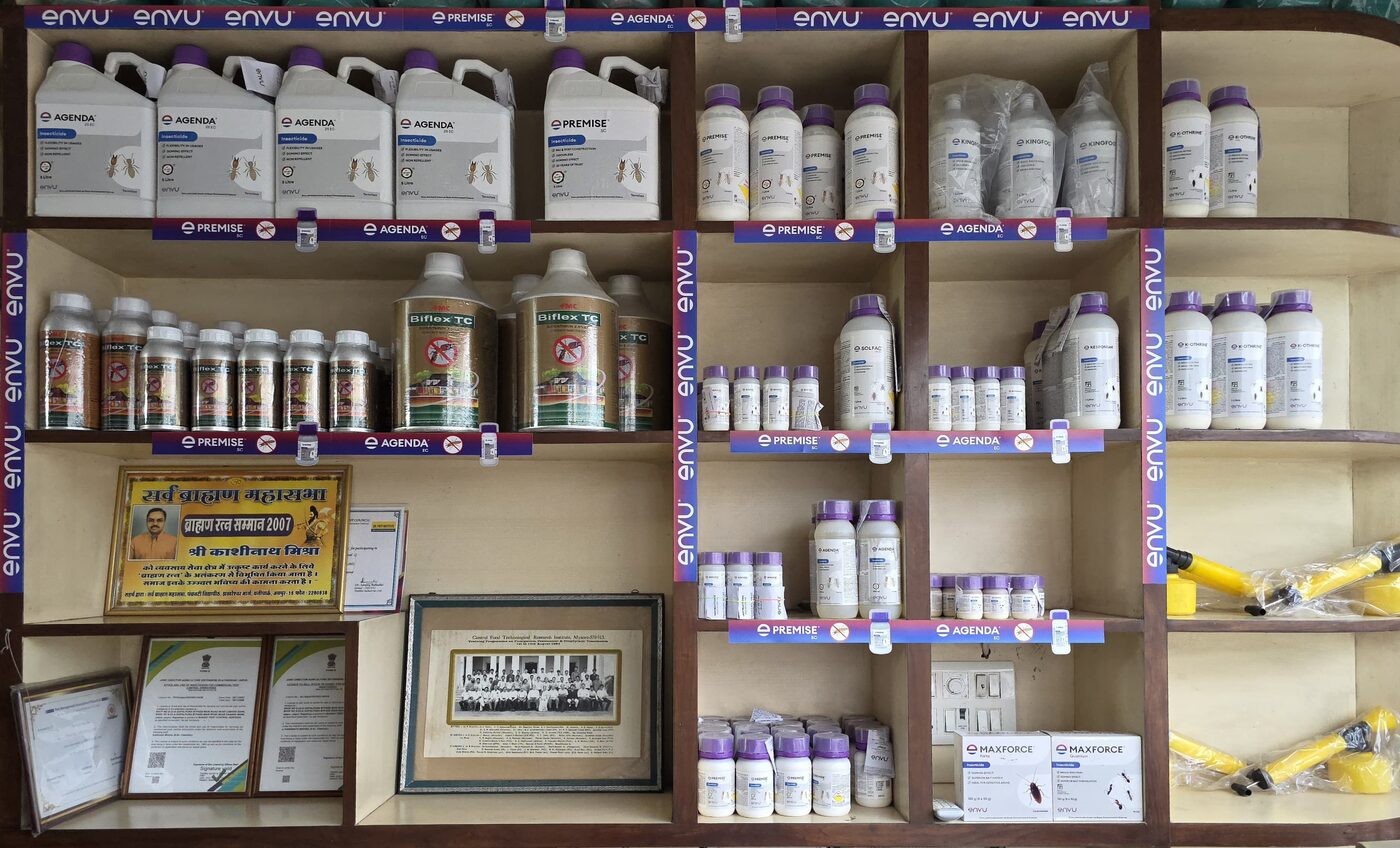 Bharat Pest Control Services product display and showroom in Jaipur